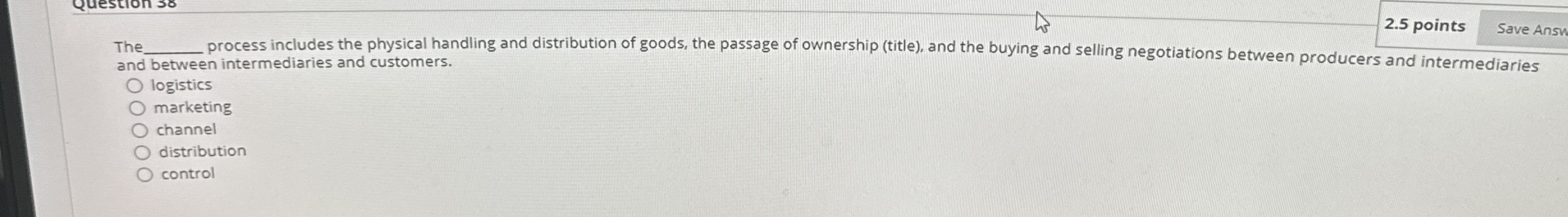 The q , process includes the physical handling