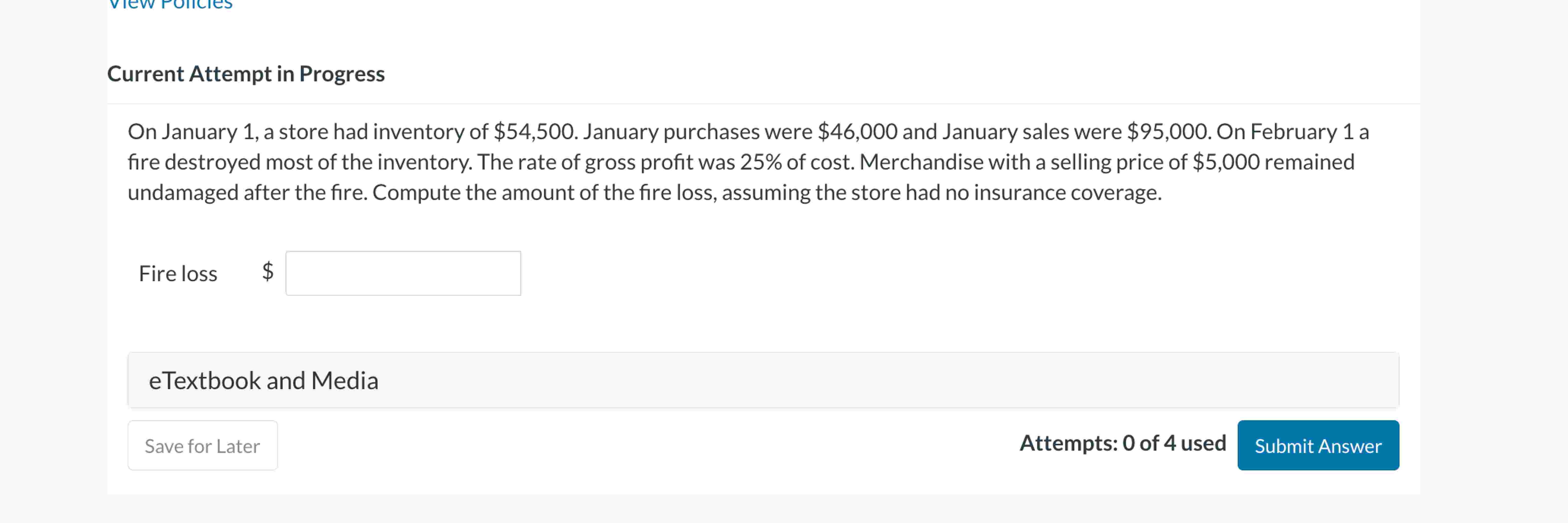 Current Attempt in Progress On January 1 , a