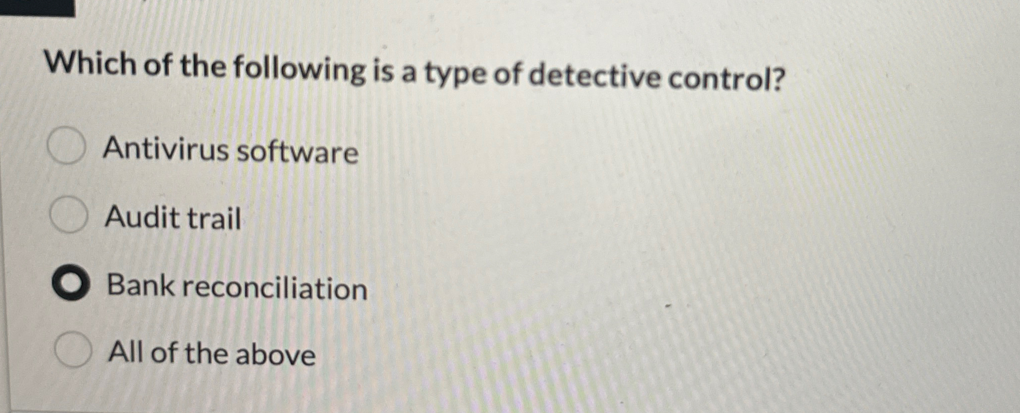 Which of the following is a type of detective