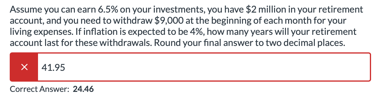 Assume you can earn 6 . 5 \ % on your