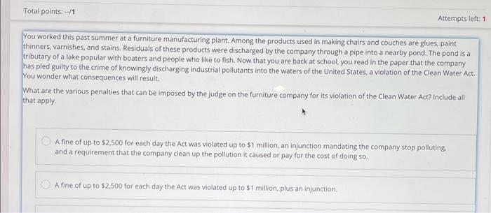 V7 Total points: -/1 Attempts left: 1 You worked