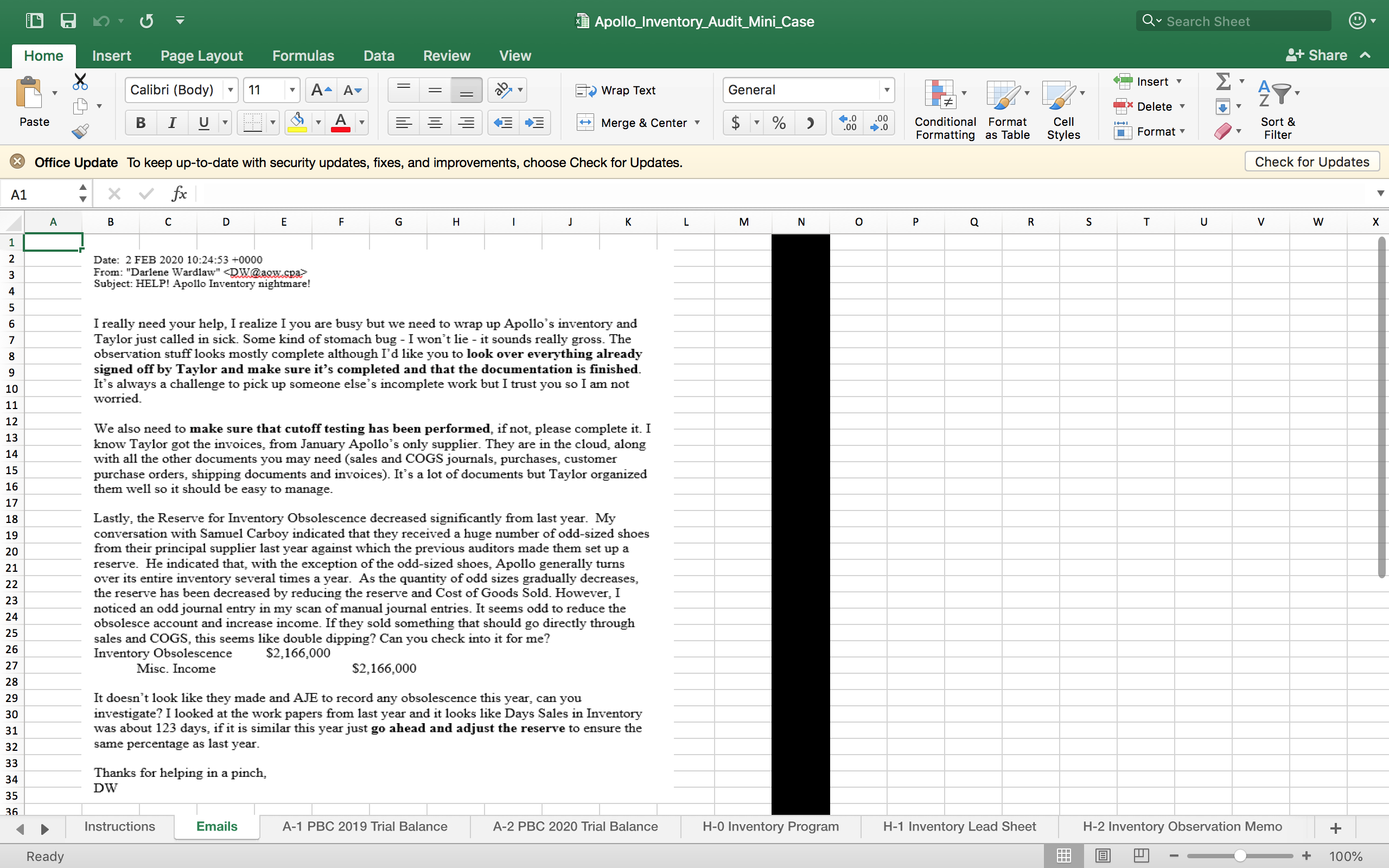 O V {E Apo||o_|nventory_Audit_Mini_Case V Insert