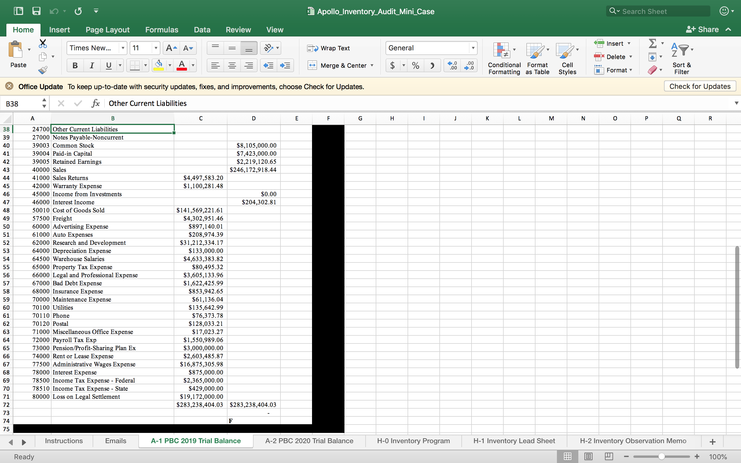 O V {E Apo||o_|nventory_Audit_Mini_Case V Insert