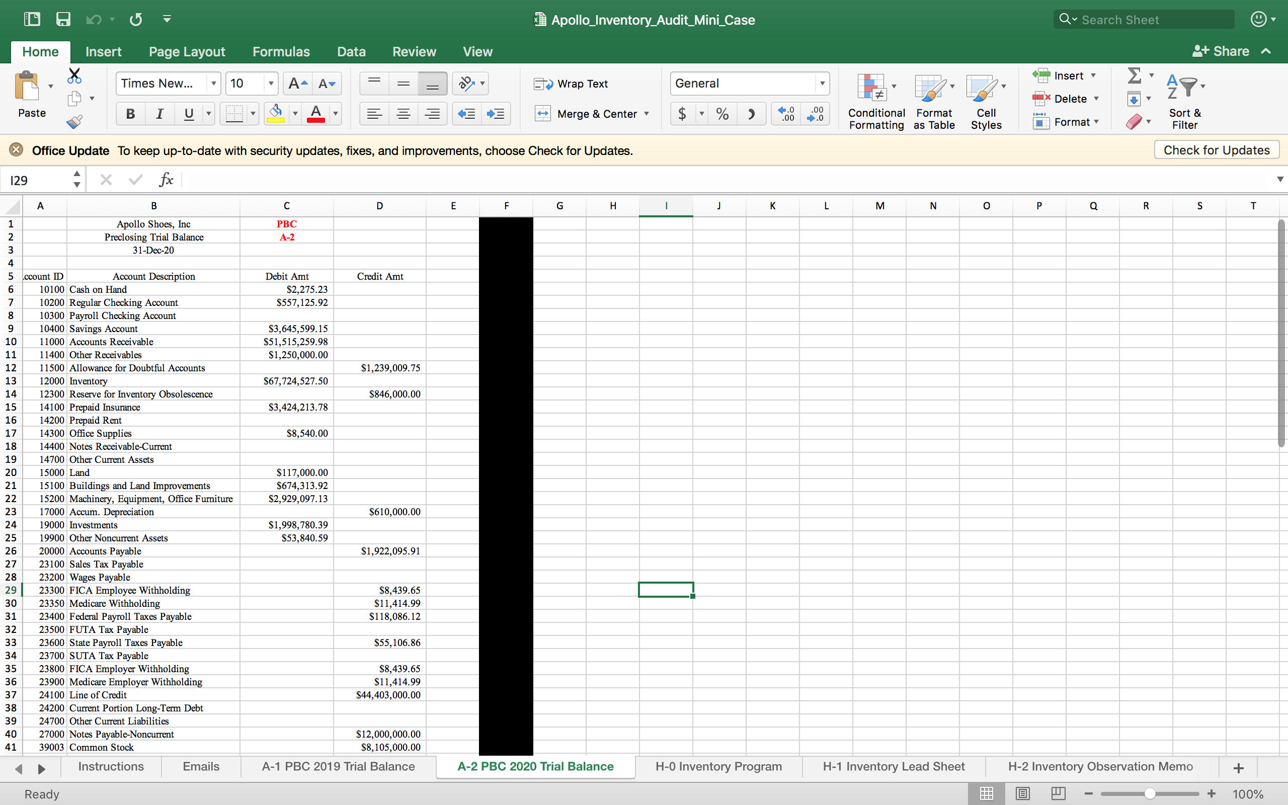 O V {E Apo||o_|nventory_Audit_Mini_Case V Insert