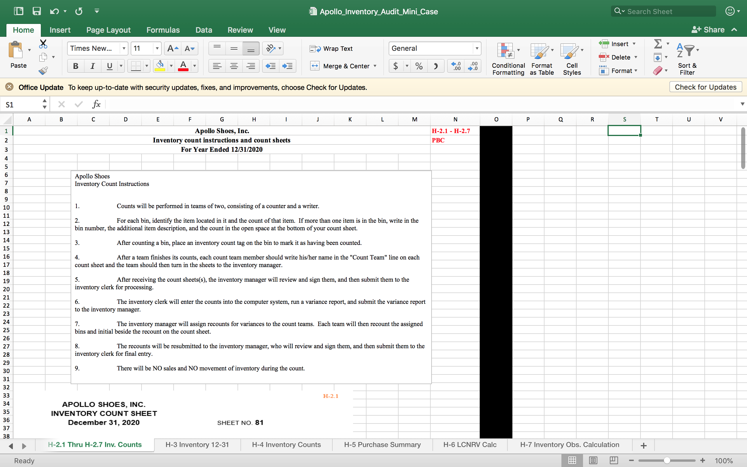 O V {E Apo||o_|nventory_Audit_Mini_Case V Insert