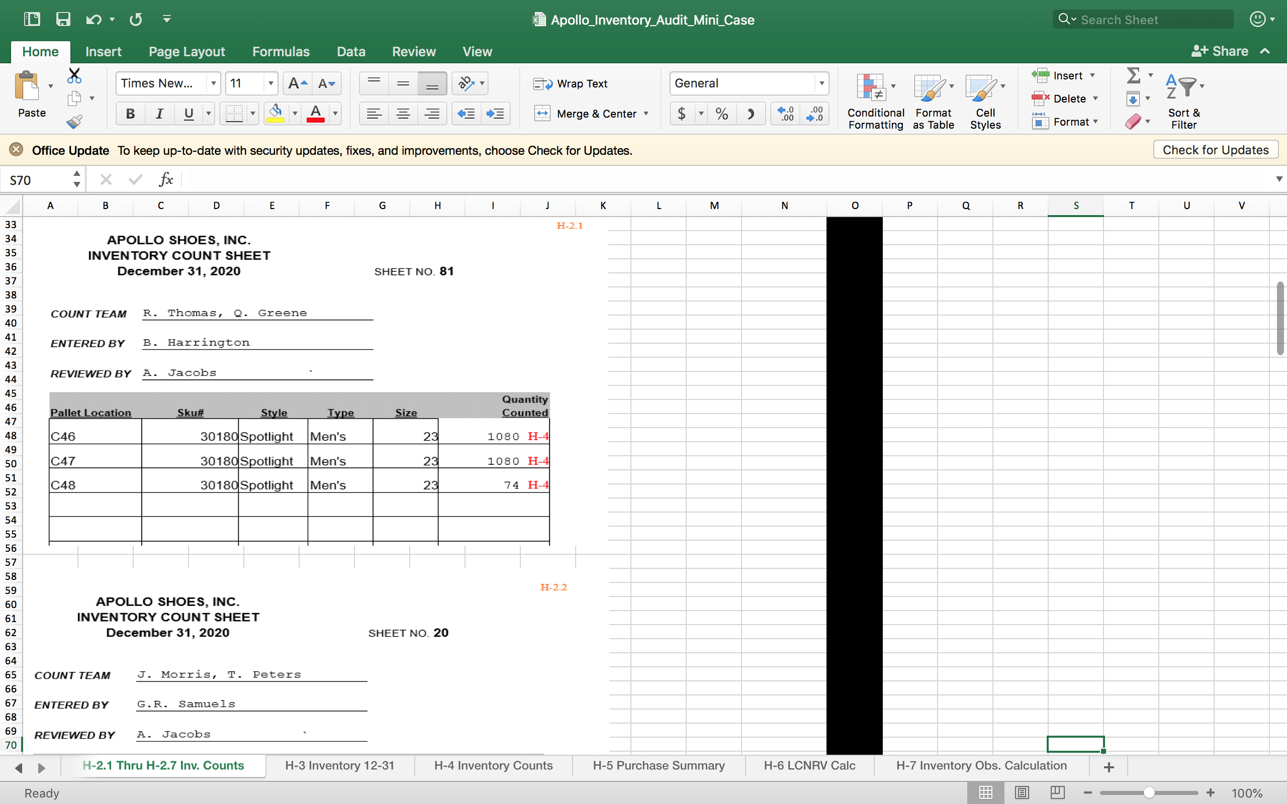 O V {E Apo||o_|nventory_Audit_Mini_Case V Insert