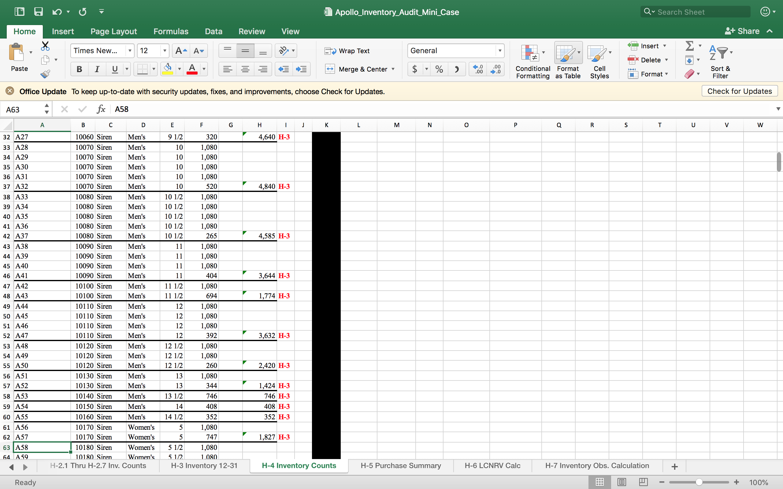 O V {E Apo||o_|nventory_Audit_Mini_Case V Insert