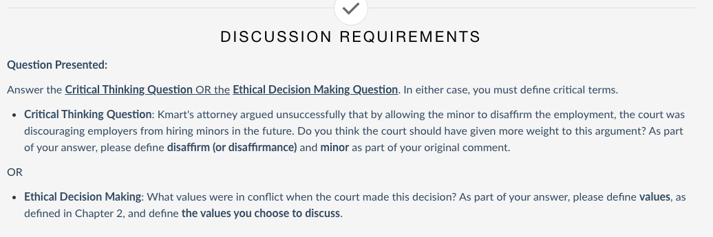 Disaffirming a Contract Introduction: Students