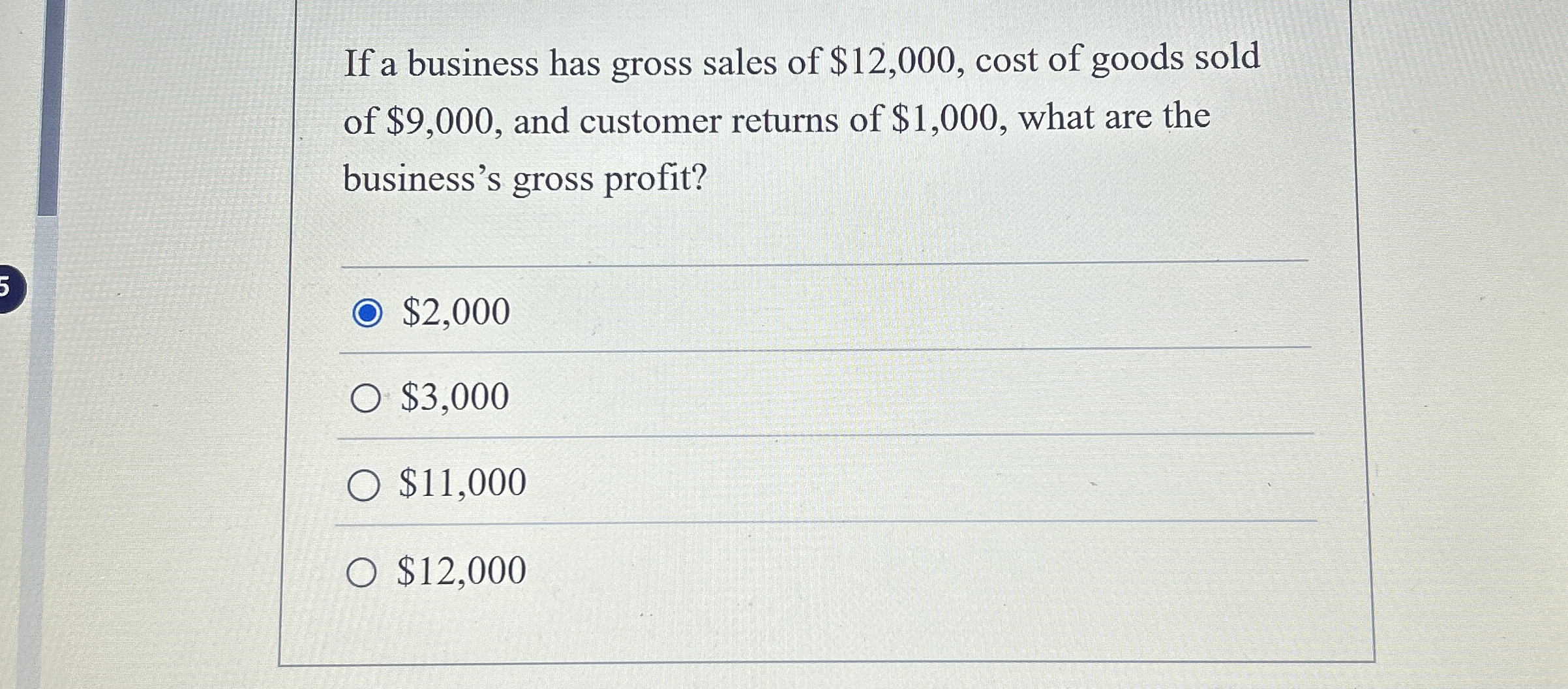 Operating expenses include all of the following