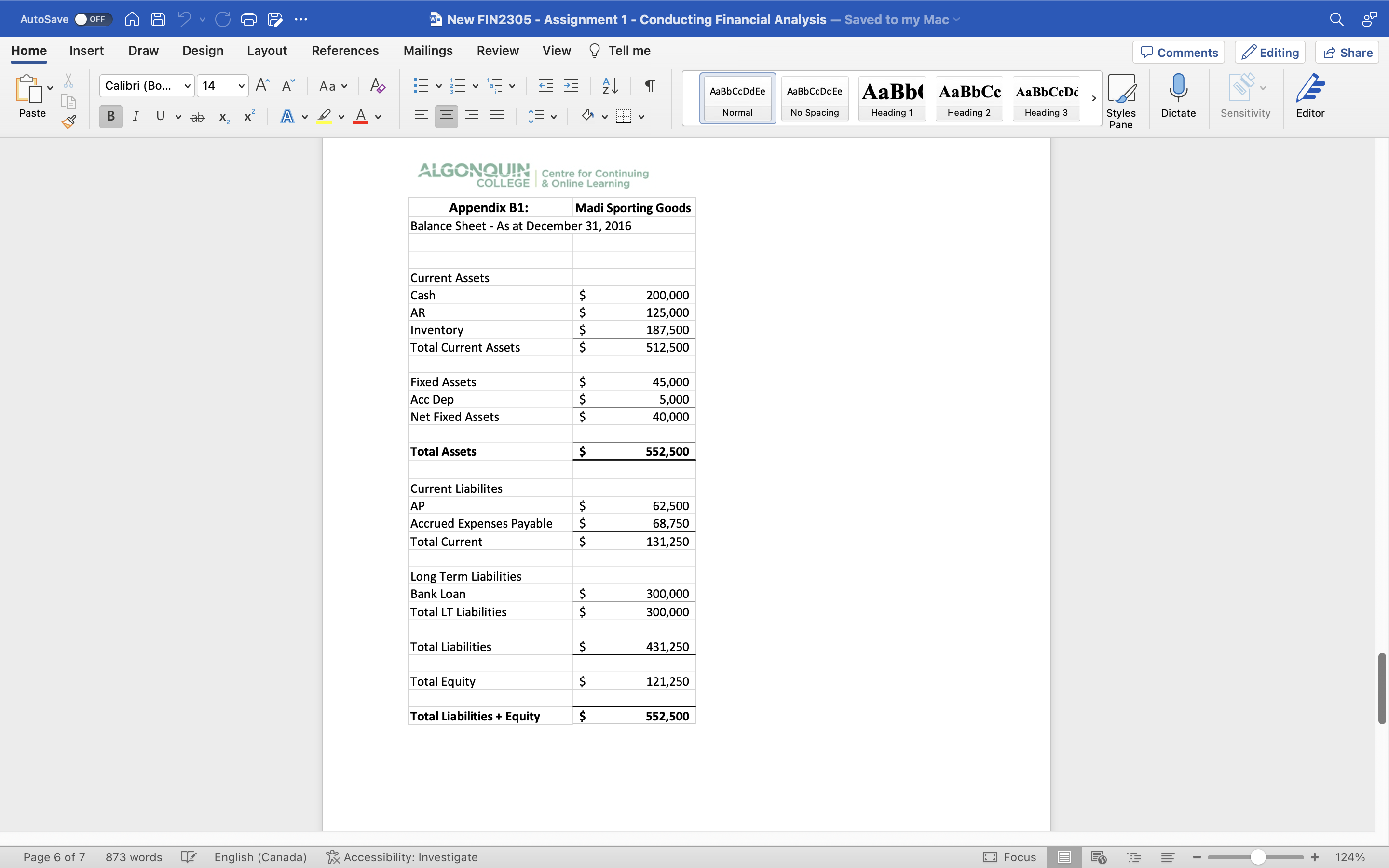 Autosave . OFF Home Insert Draw f" v CalierBou.
