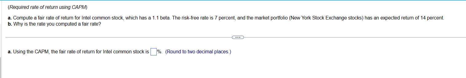 Q #1 (Computing holding-period returns) a. From