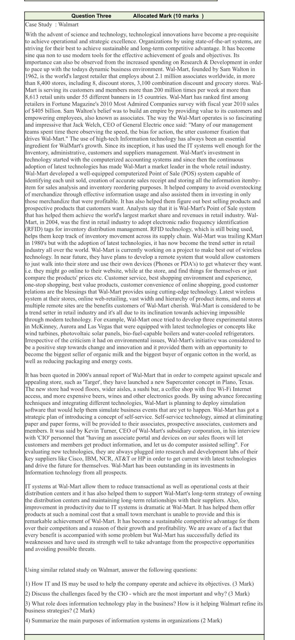 please answer all parts Question Three Allocated