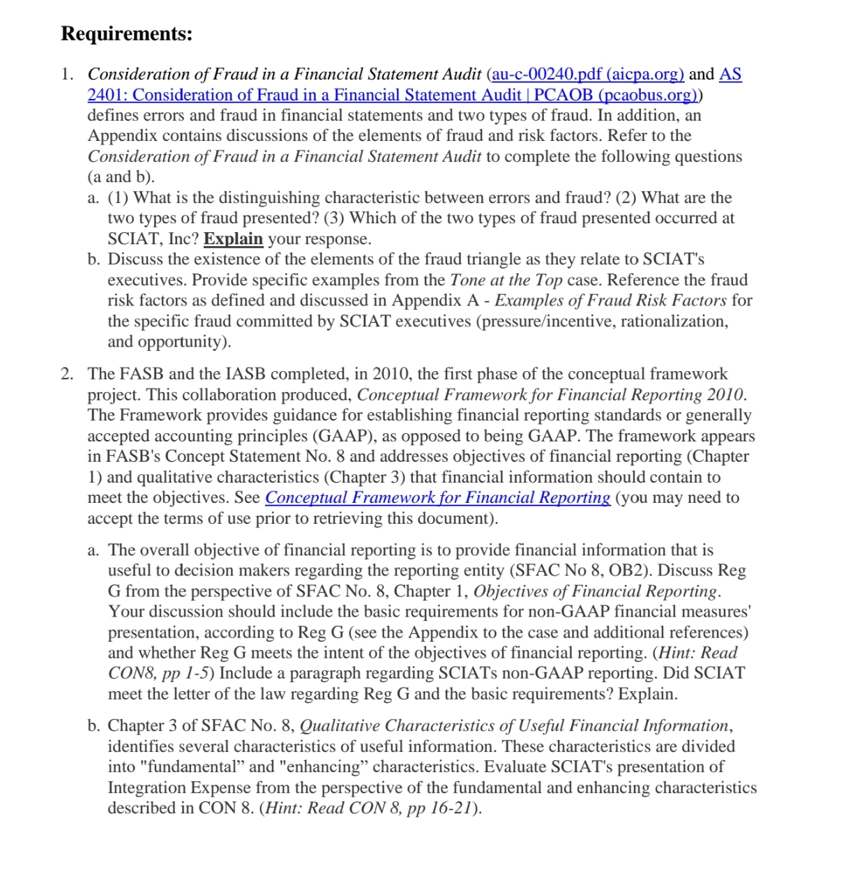 plz answer #2 a and b via the link