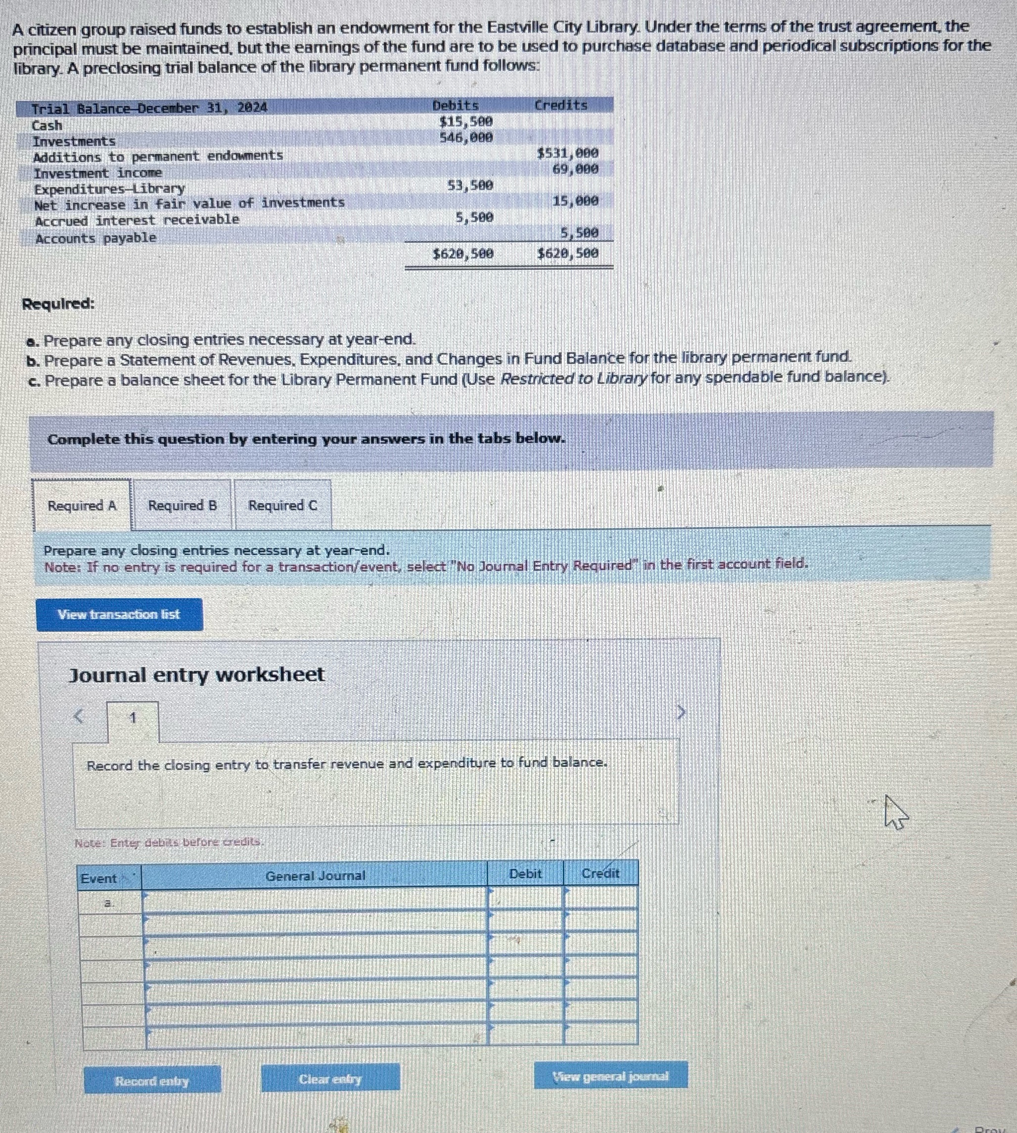 Please do requirement A through C A citizen group