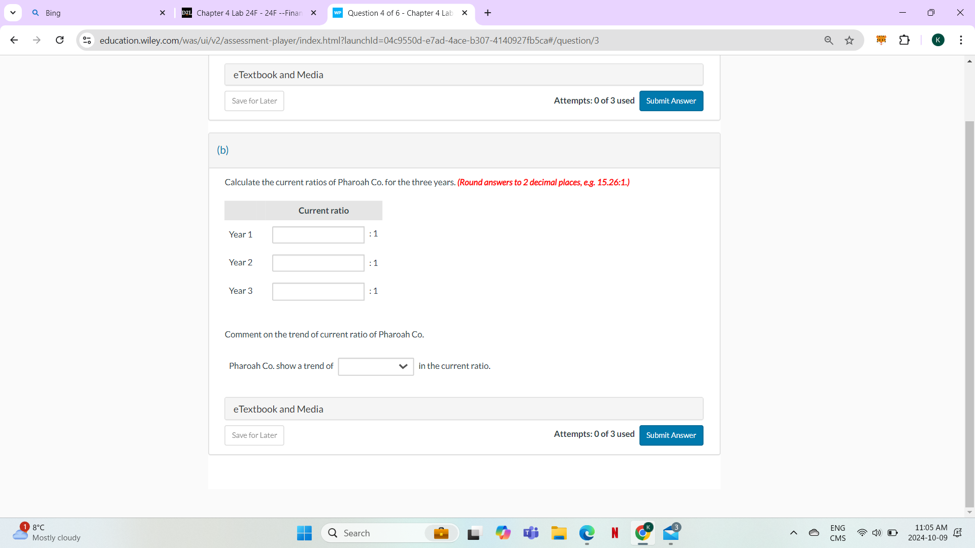 Q Bing X D2L Chapter 4 Lab 24F - 24F --Finan x WP