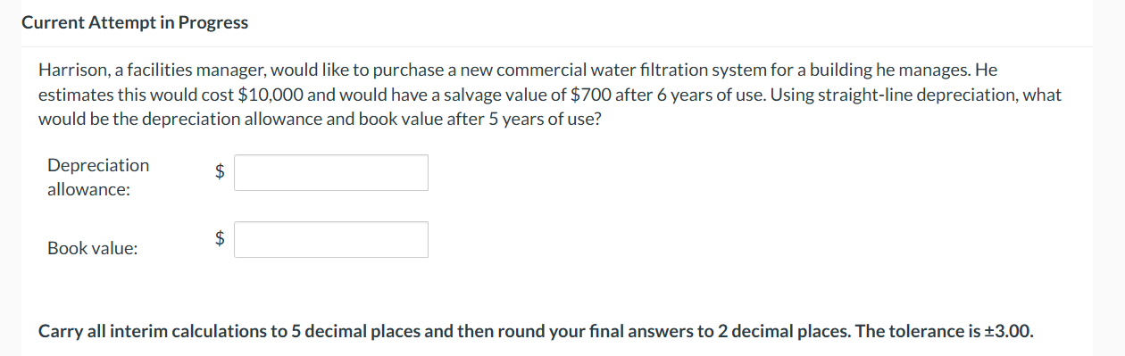 Current Attempt in Progress Harrison, a