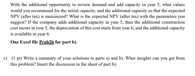 Please help solve Bio Pharma needs to detennine