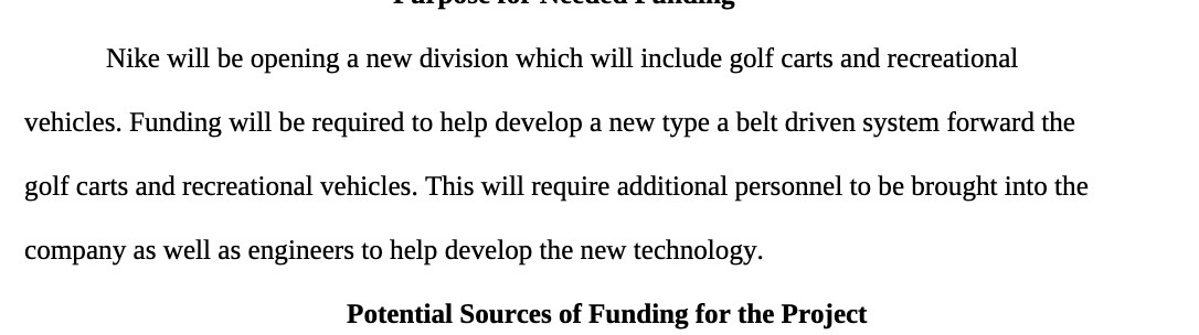 Nike will be opening a new division which will