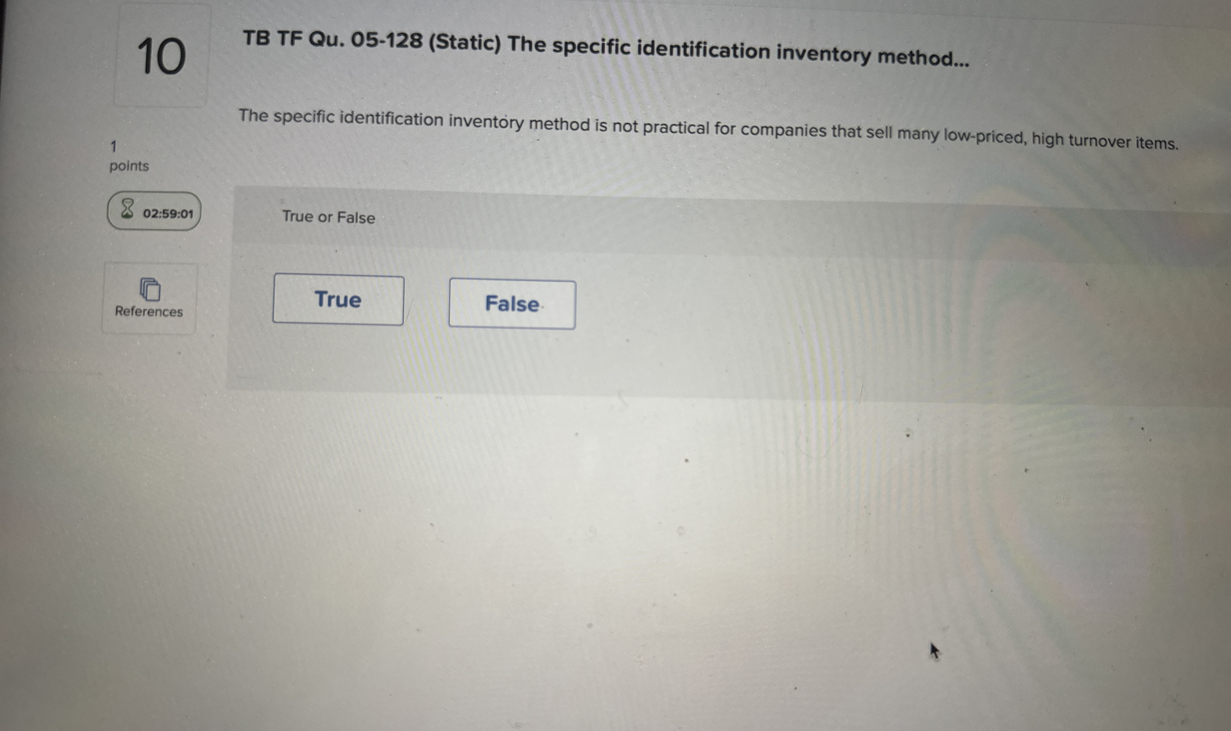 1 0 TB TF Qu . 0 5 - 1 2 8 ( Static ) The