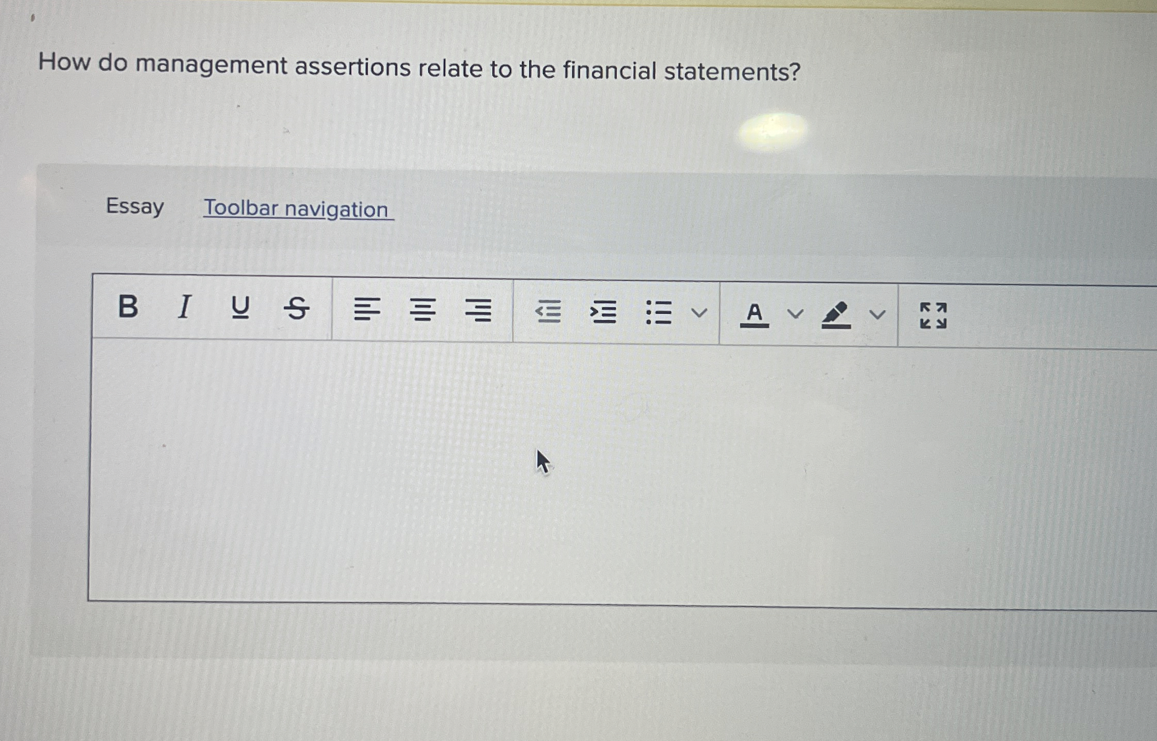 How do management assertions relate to the