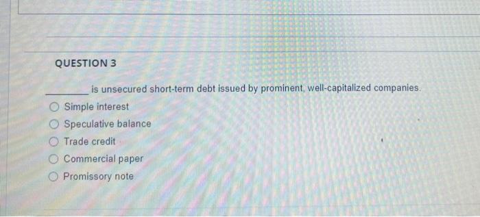 Solve fast plese with explanation QUESTION 1 A