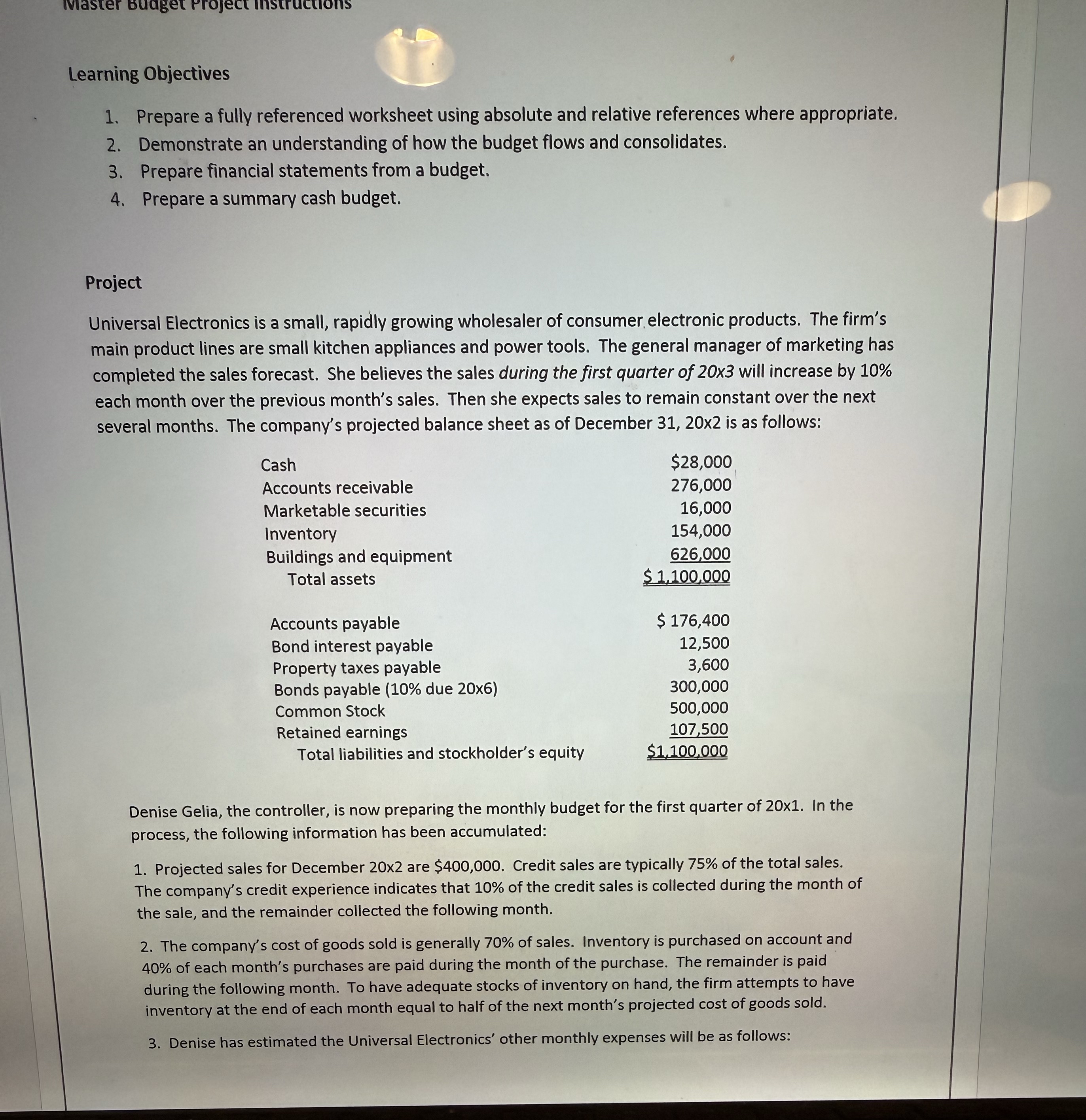 Learning Objectives Prepare a fully referenced