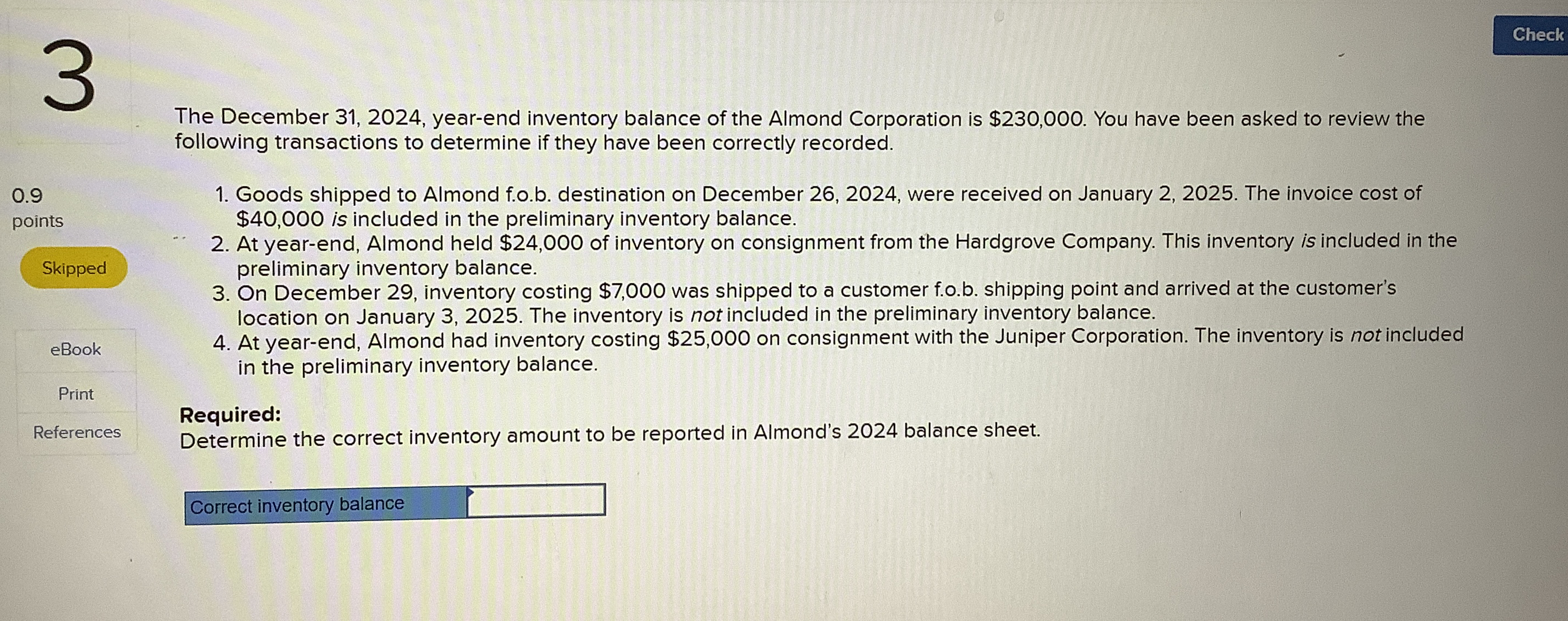 3 The December 3 1 , 2 0 2 4 , year - end