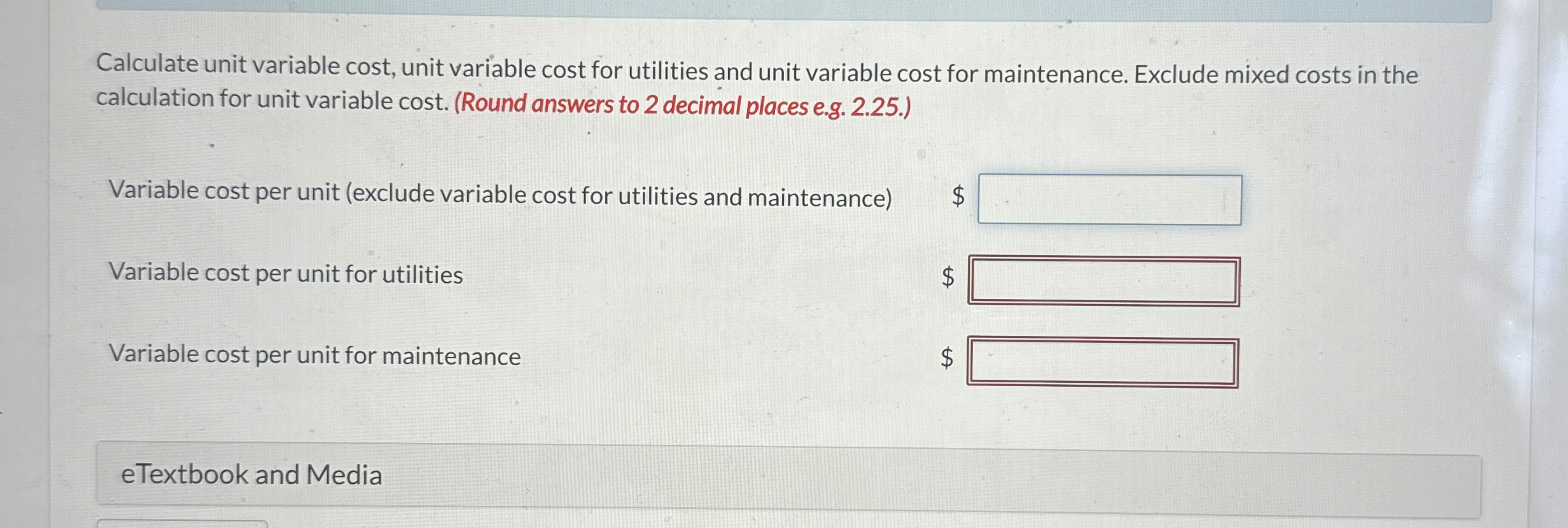 Blossom Corporation manufactures a single