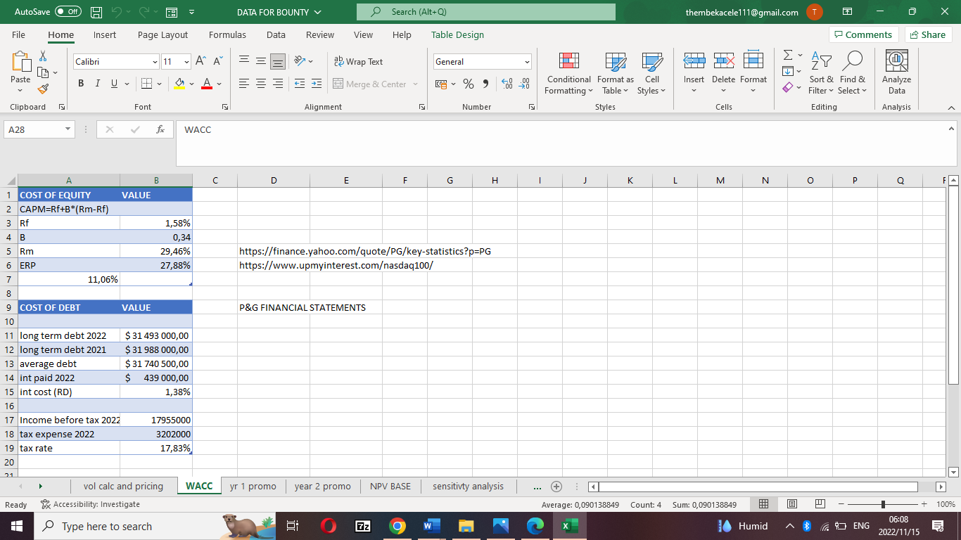AutoSave O Off) Bounty Case Study - Hand Out 2022