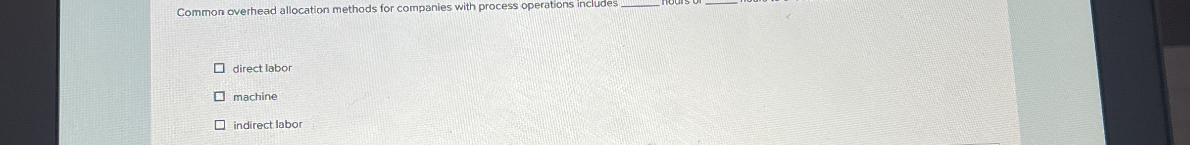 Common overhead allocation methods for companies