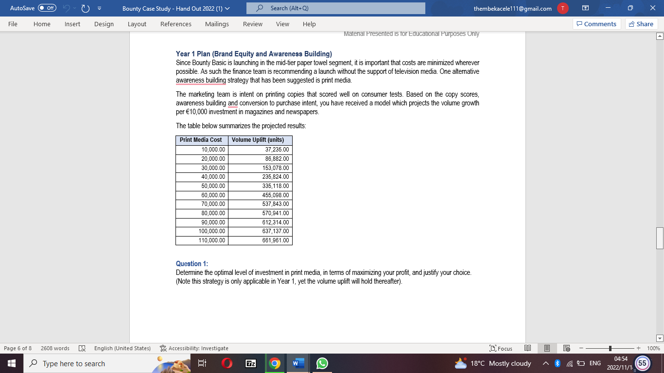 AutoSave O Off) 15 - 7) - Bounty Case Study -