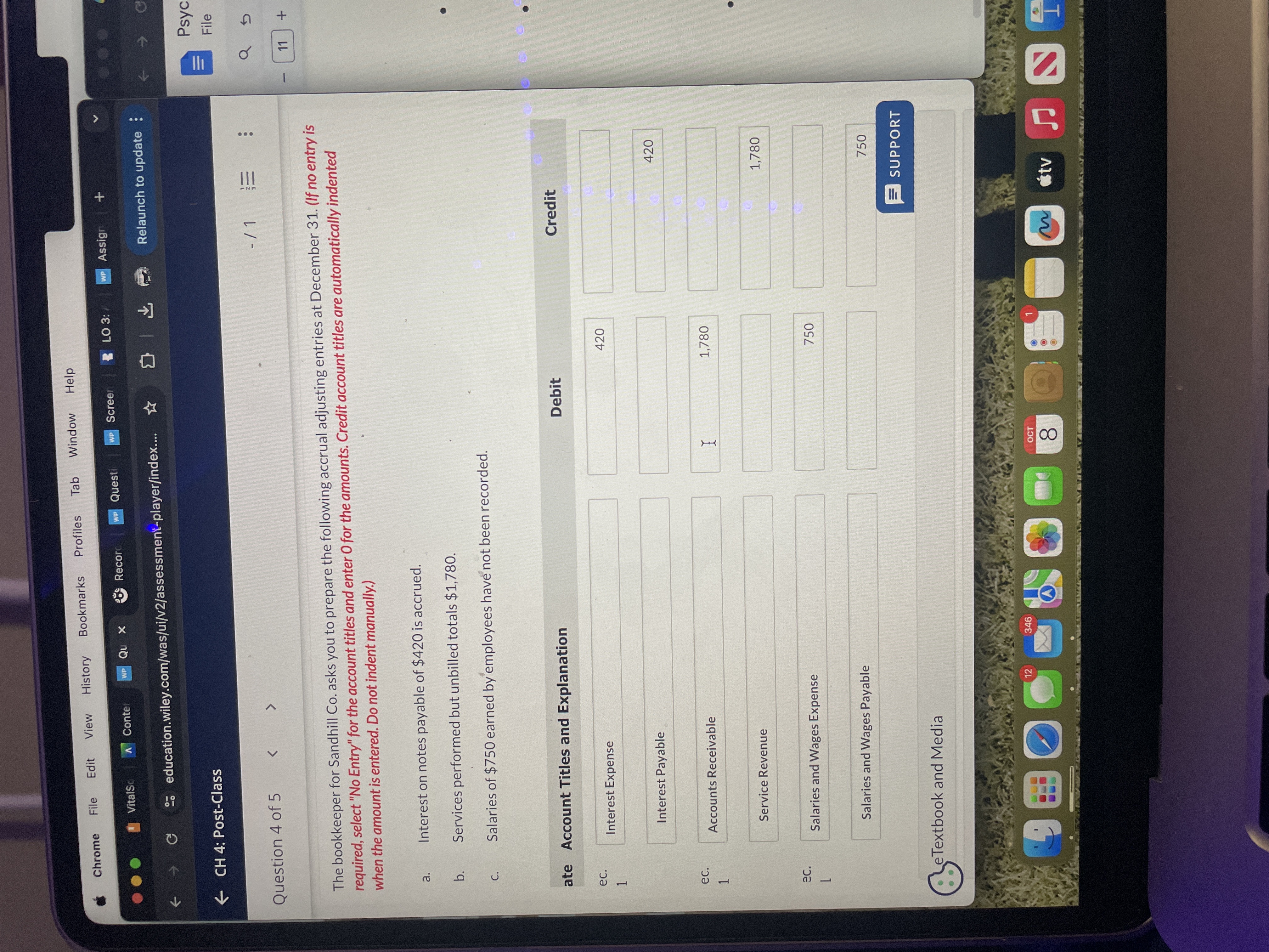 Chrome File Edit View History Bookmarks Profiles