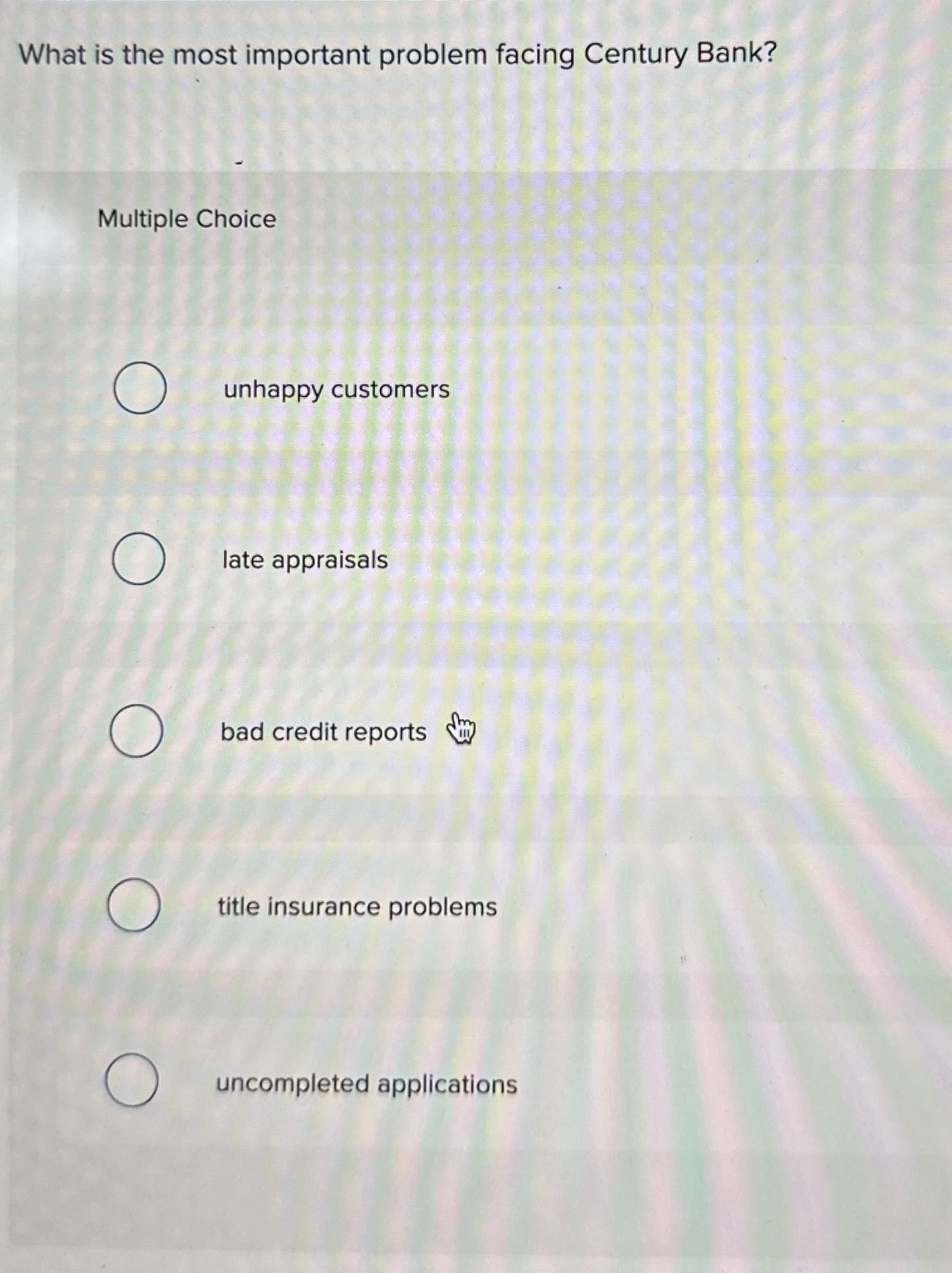 What is the most important problem facing Century