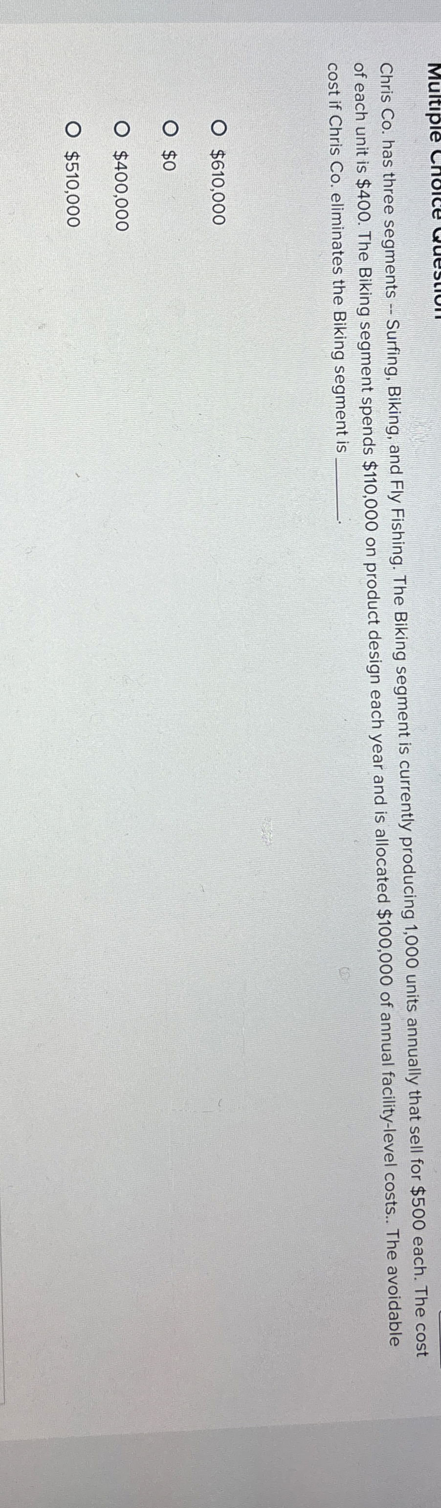 Chris Co . has three segments - - Surfing,