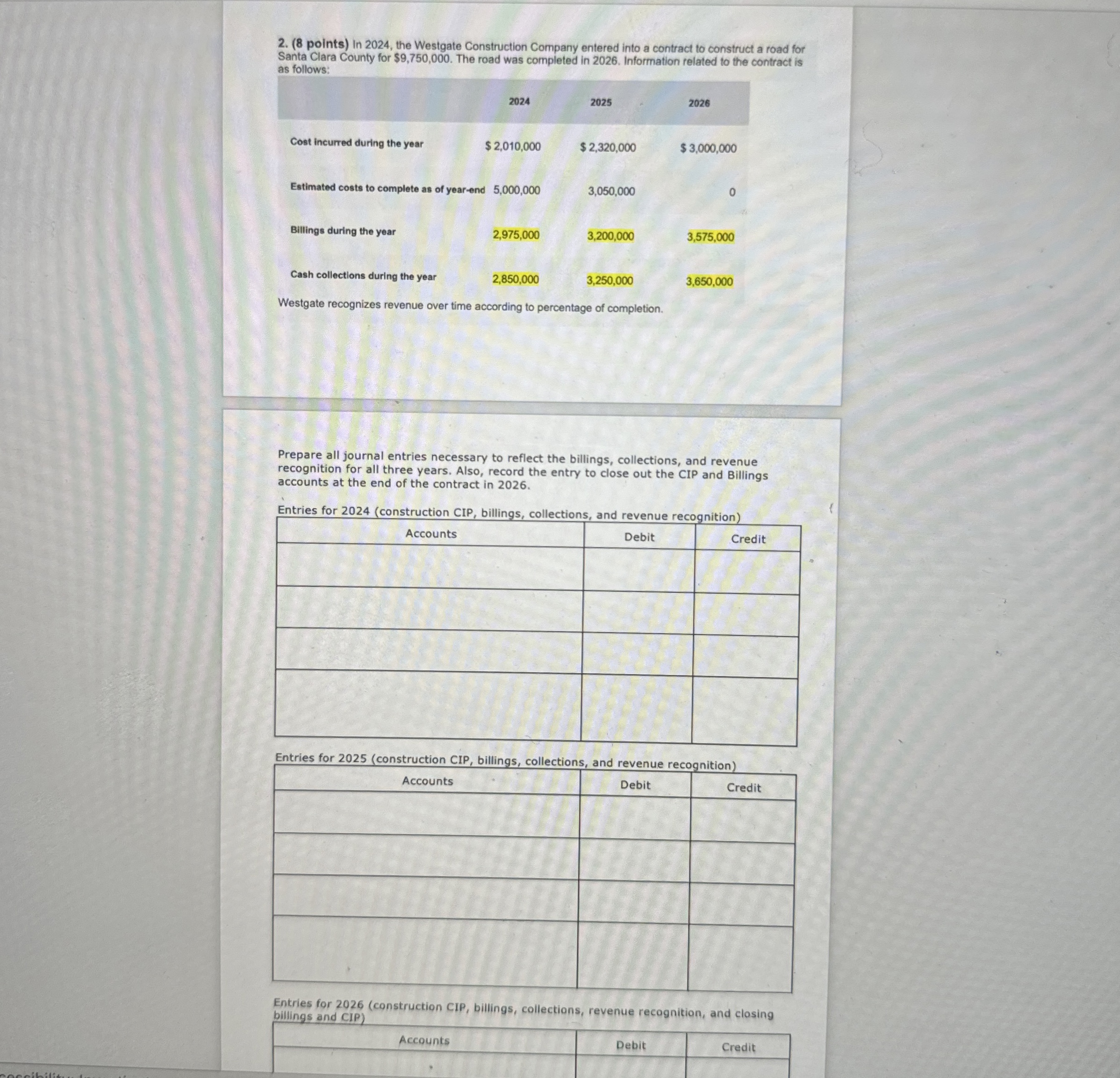 ( 8 points ) In 2 0 2 4 , the Westgate