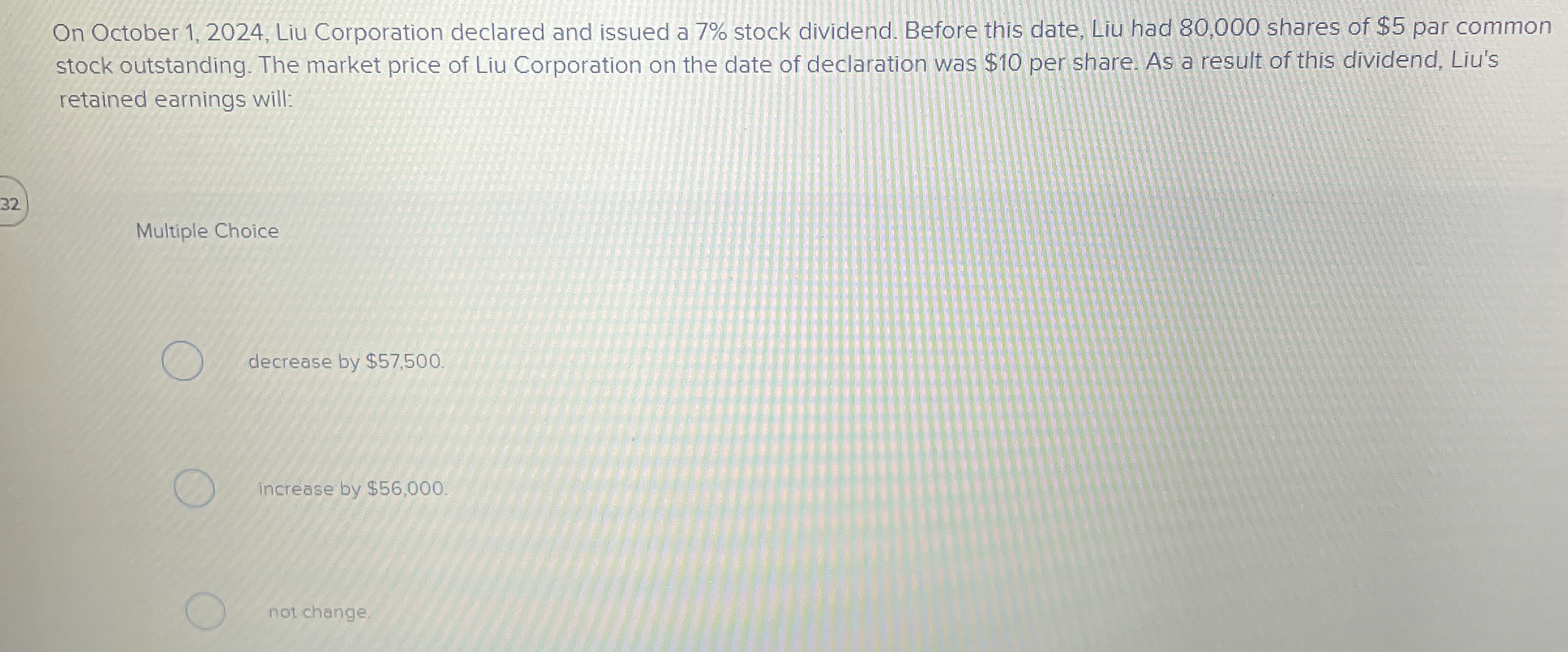 On October 1 , 2 0 2 4 , Liu Corporation declared