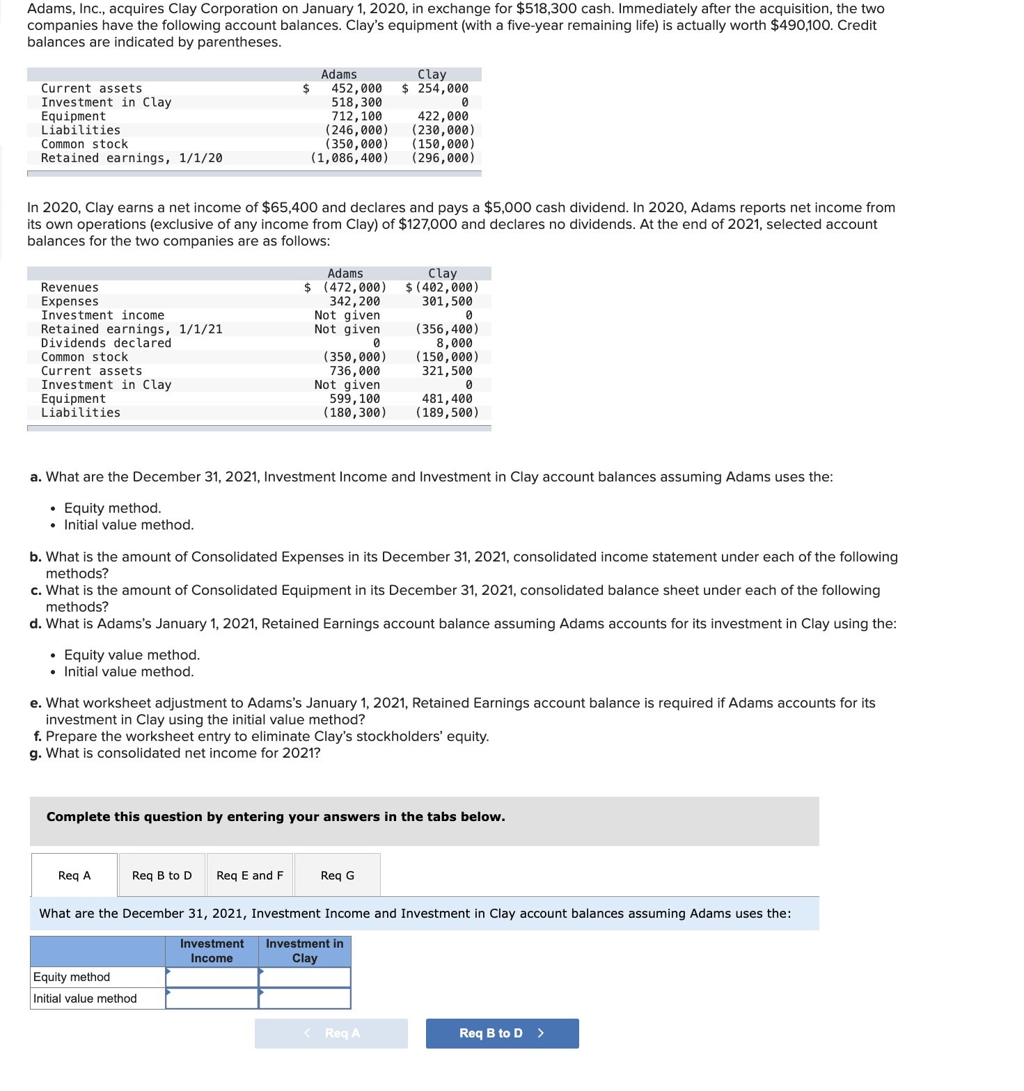 Adams, Inc., acquires Clay Corporation on January
