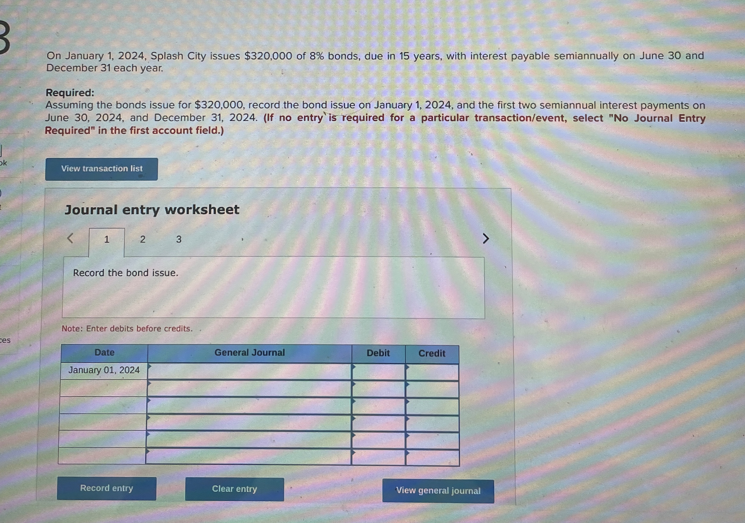 On January 1 , 2 0 2 4 , Splash City issues $ 3 2