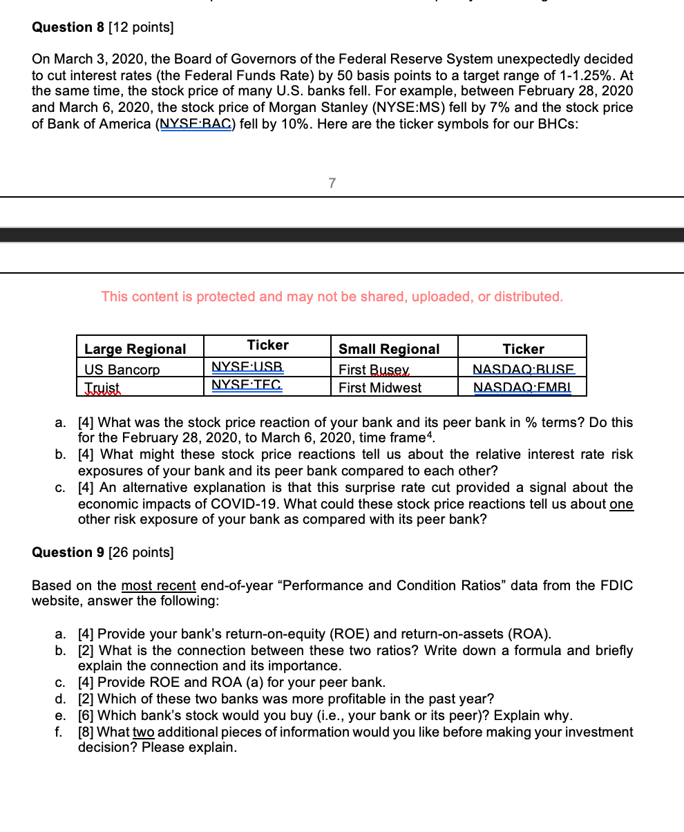 Hi there - I've gone through questions 1 - 4, but