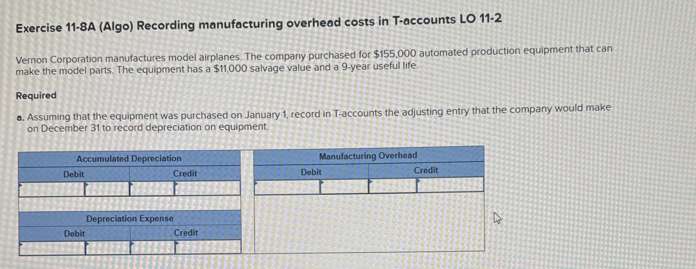 Exercise 1 1 - 8 A ( Algo ) Recording