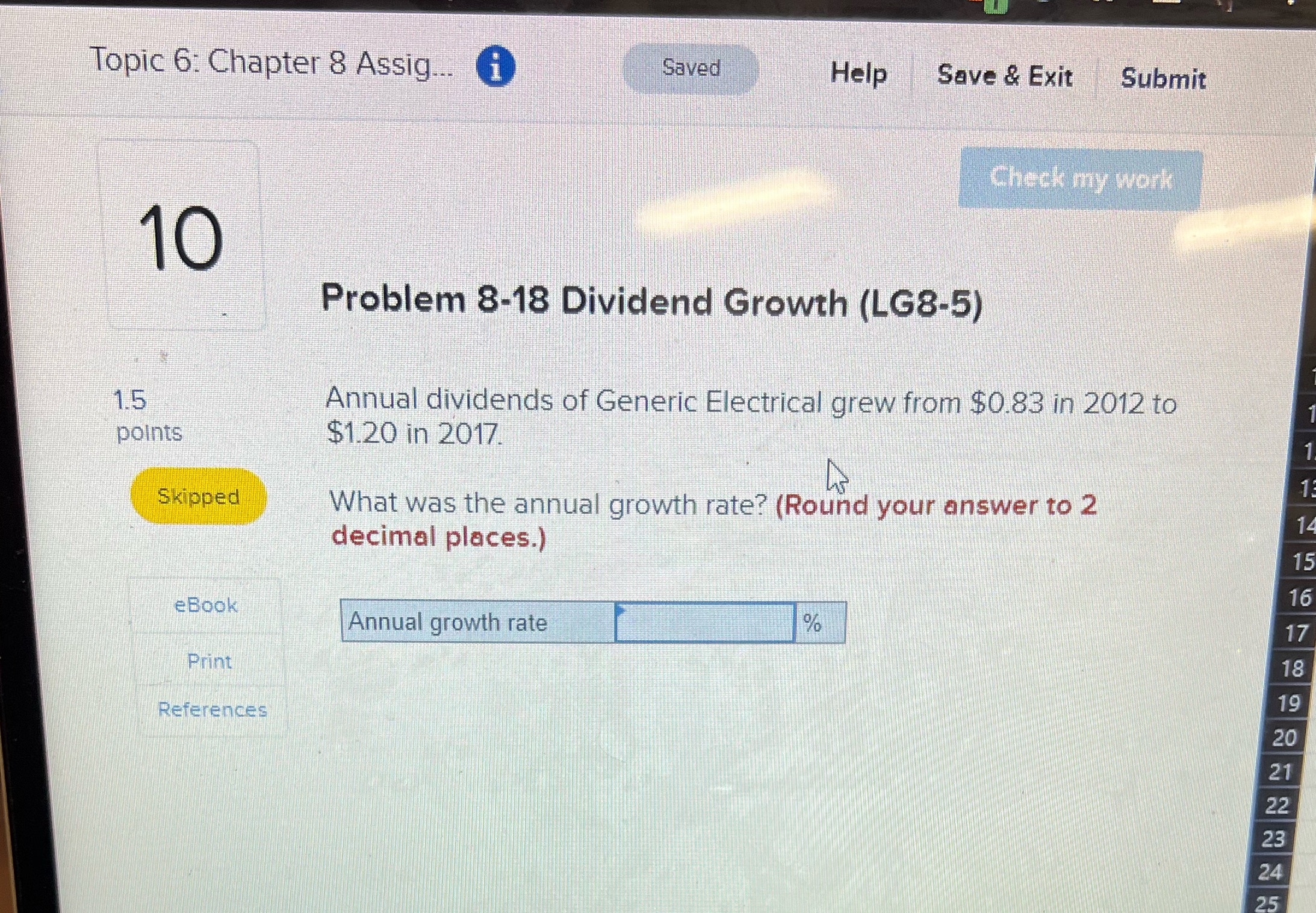 Hey can someone help me with this problem for my