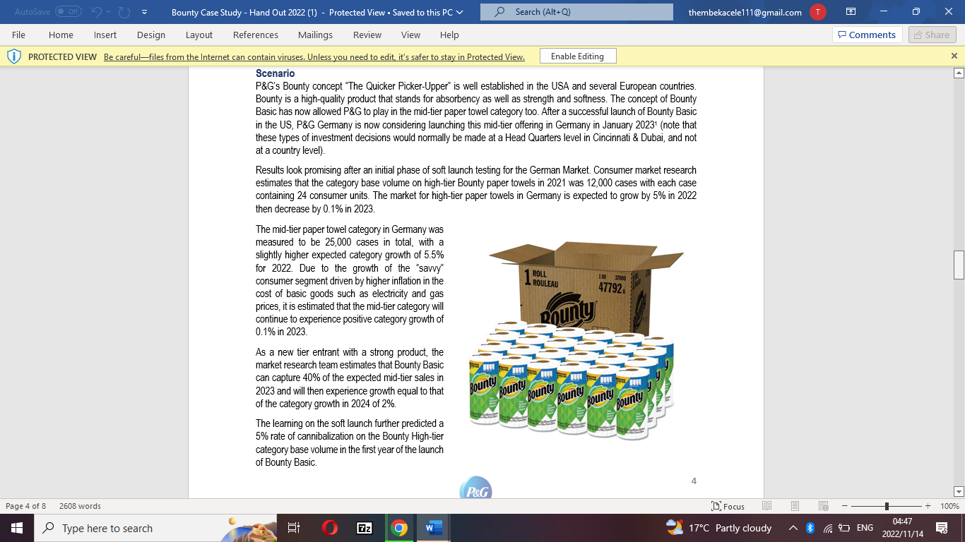 AutoSave O Off) 15 - 7) - Bounty Case Study -