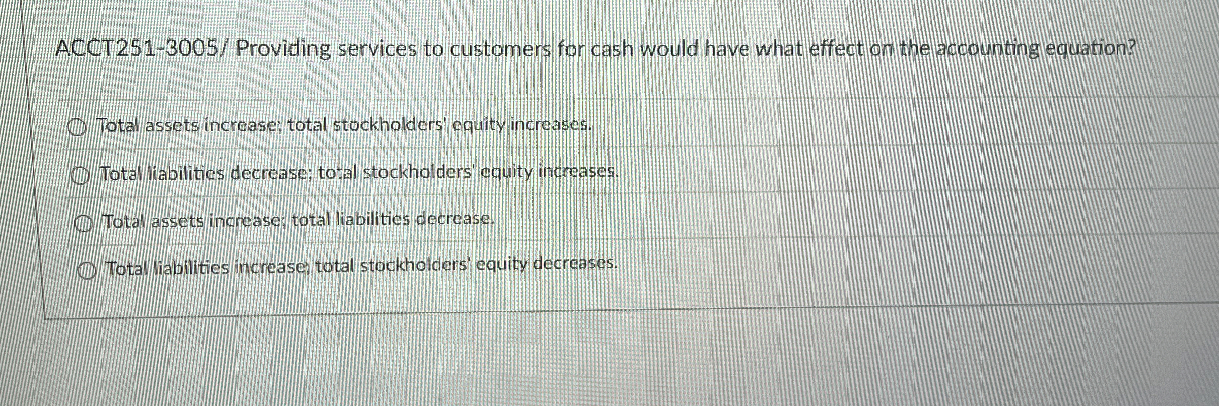 ACCT 2 5 1 - 3 0 0 5 / Providing services to
