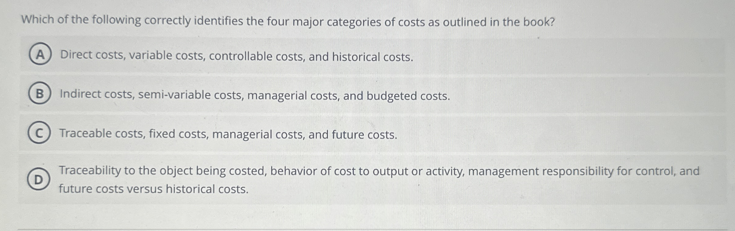 Which of the following correctly identifies the