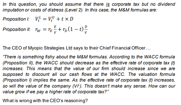 In this question, you should assume that there is