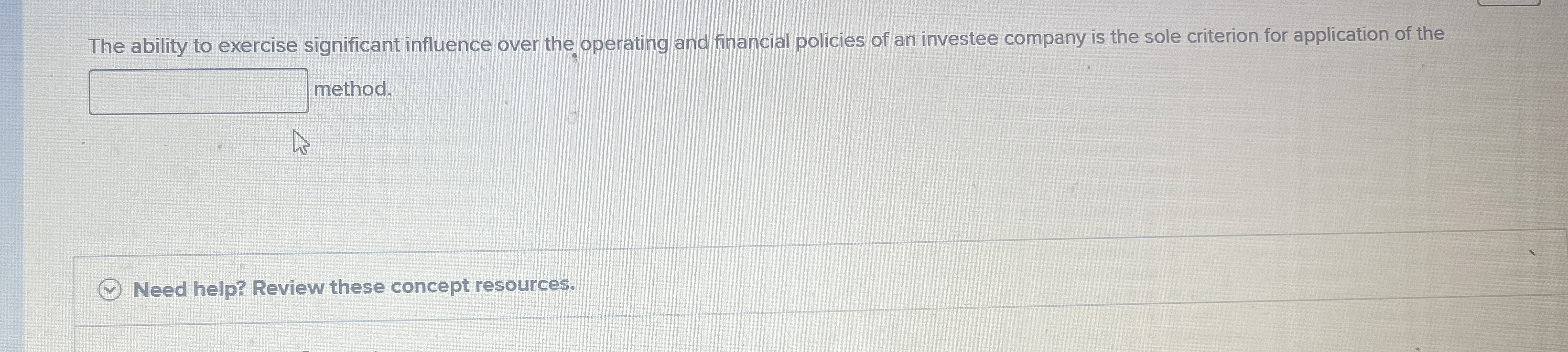 The ability to exercise significant influence