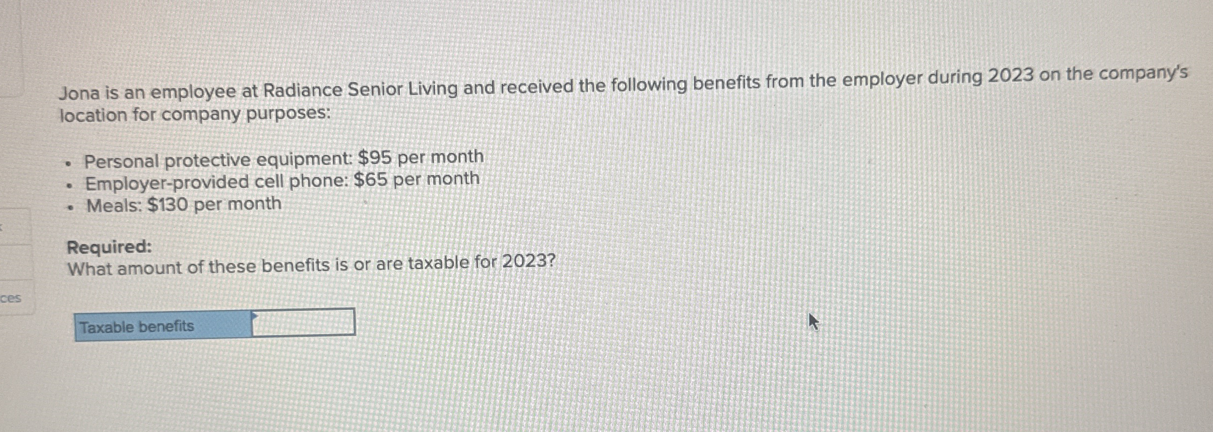 Jona is an employee at Radiance Senior Living and