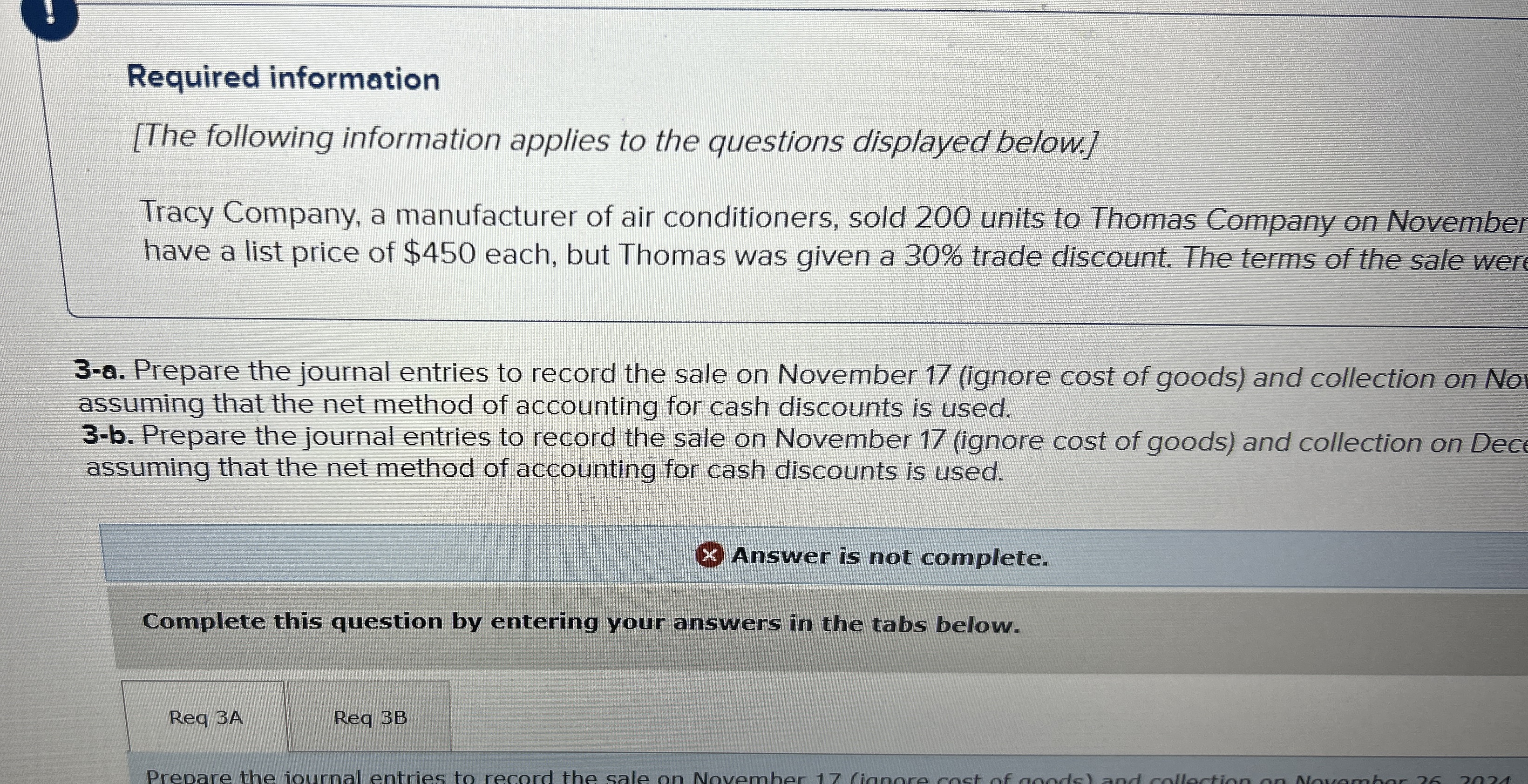 Required information [ The following information