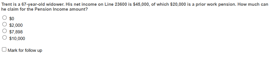 Trent i s a 6 7 - year - old widower. His net
