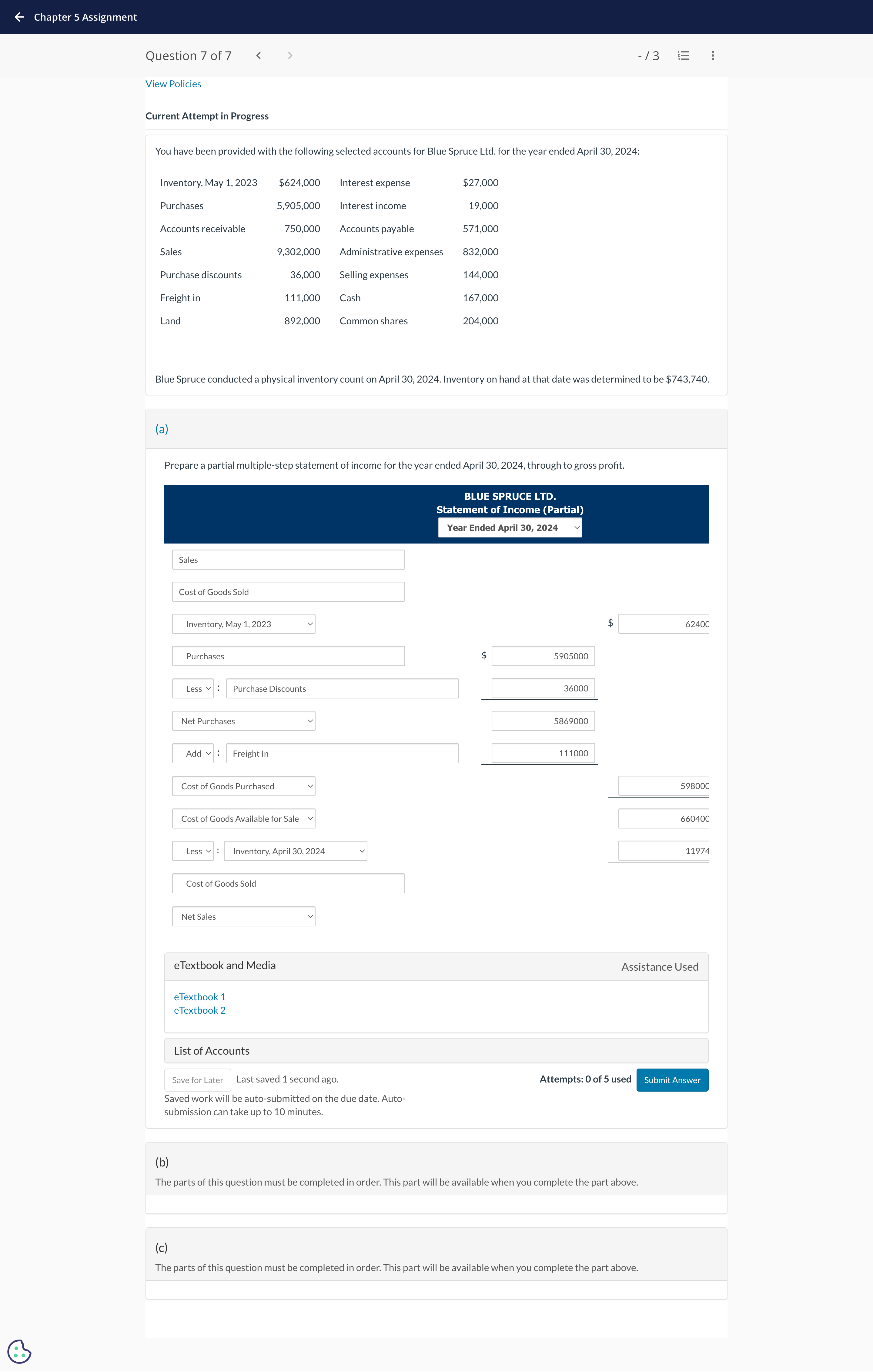 View Policies Current Attempt in Progress You